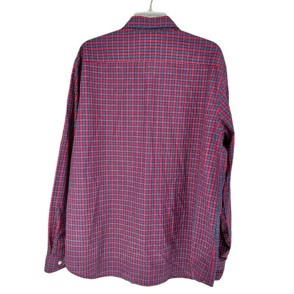 Dockers Mens XL Dress Shirt Classic Fit Stain Defender Plaid Button-Down - Picture 3 of 7